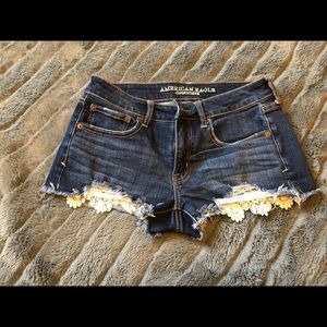 American eagle jean shorts